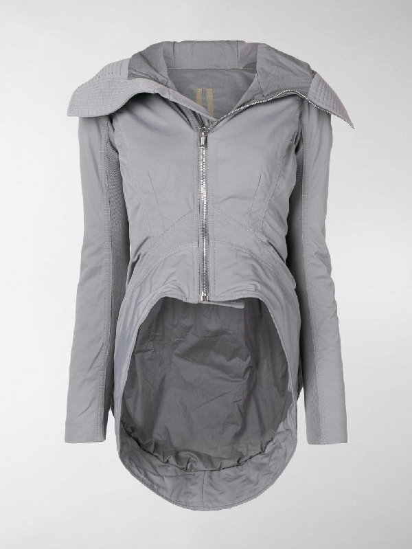 asymmetric hoodie by rick owens