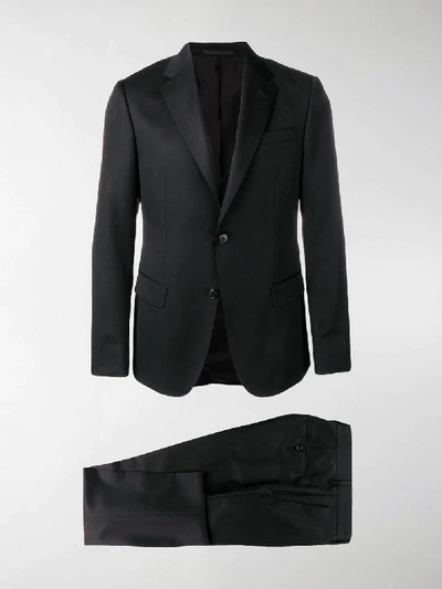 Shop Z Zegna Single-breasted Suit In Black