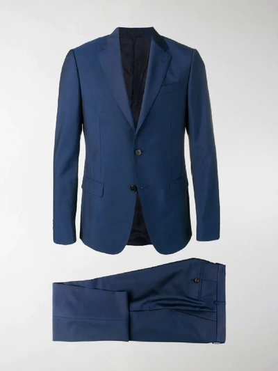 Shop Z Zegna Classic Two-piece Suit In Blue