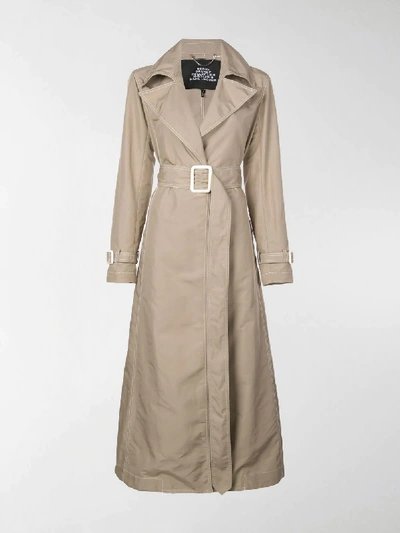 Shop Marc Jacobs Classic Long Trench Coat In Neutrals