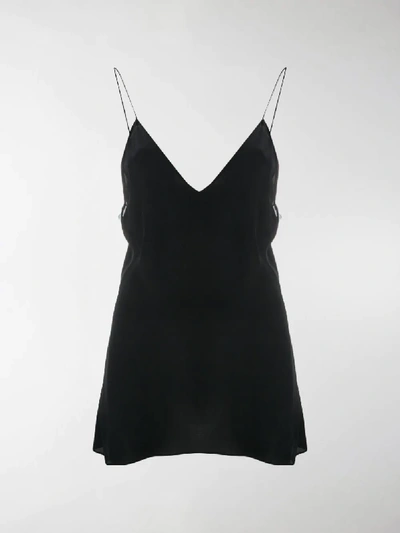 Shop Iro Flared Camisole Top In Black