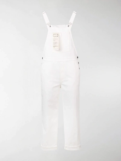 Shop Stella Mccartney Classic Dungarees In White