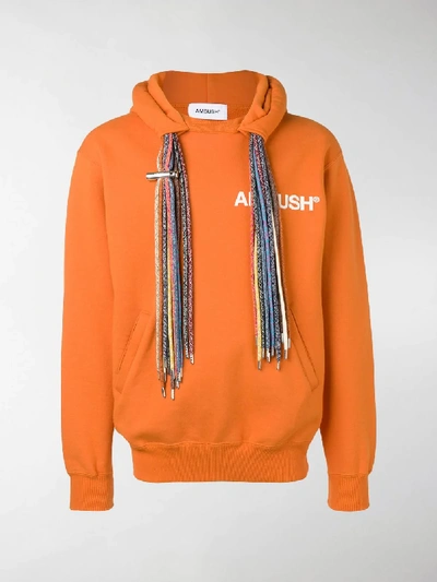 Shop Ambush Multi-cord Hoodie In Orange