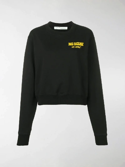 Shop Off-white No Doubt Sweatshirt In Black