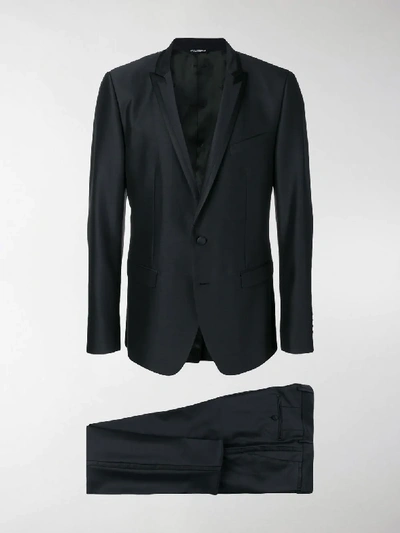 Shop Dolce & Gabbana Single-breasted Suit In Black