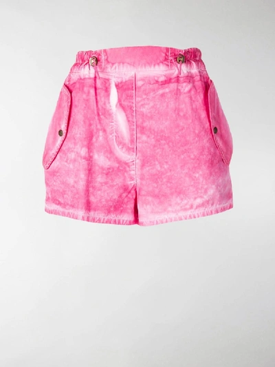 Shop Mr & Mrs Italy Tie Dye Shorts In Pink