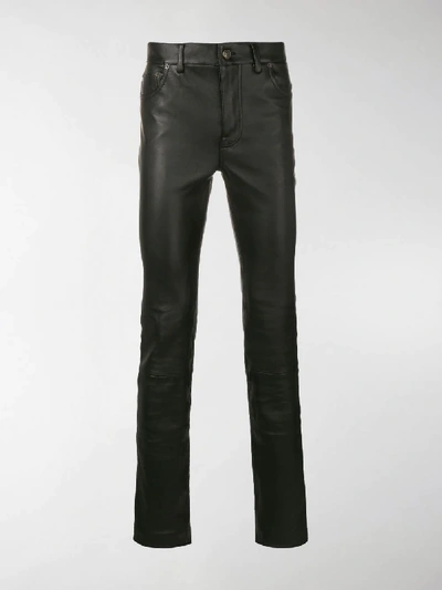 Shop Balenciaga Straight-leg Trousers In Black