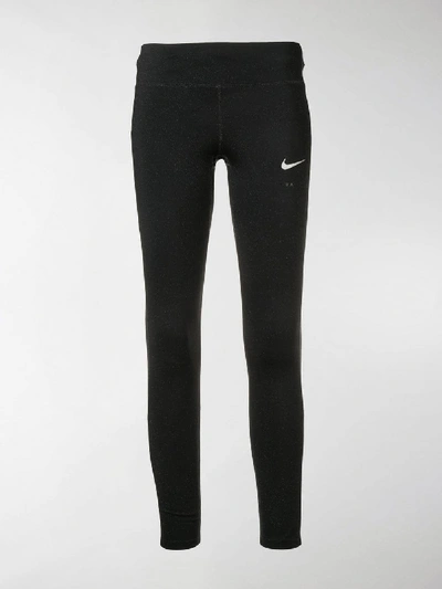 Shop Alyx X Nike Glitter Leggings In Black