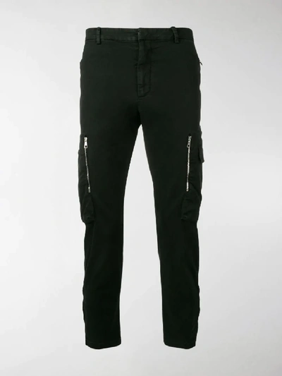 Shop Neil Barrett Zipped Pocket Cargo Pant In Black