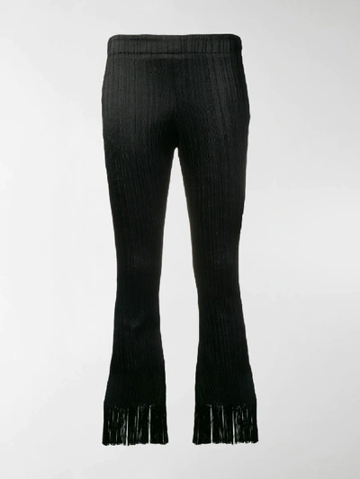 Shop Chloé Slim-fit Trousers In Black