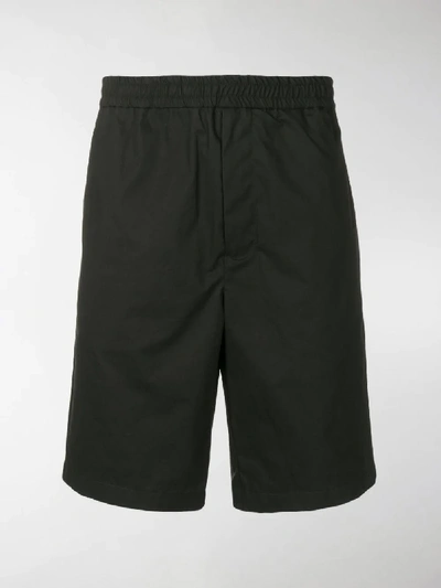 Shop Ami Alexandre Mattiussi Side Stripe Shorts In Black