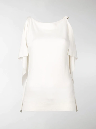 Shop Chloé Drape Vest Top In White