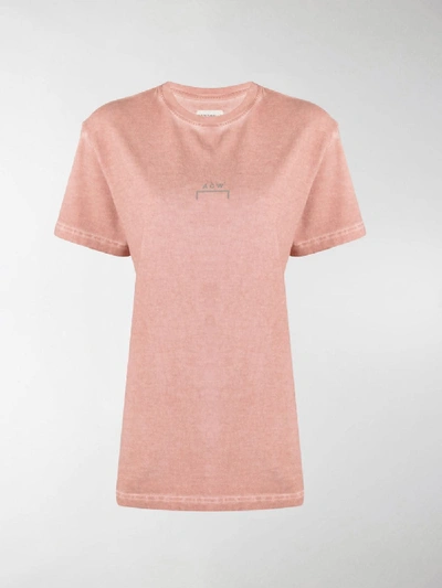 Shop A-cold-wall* * Logo T-shirt In Pink