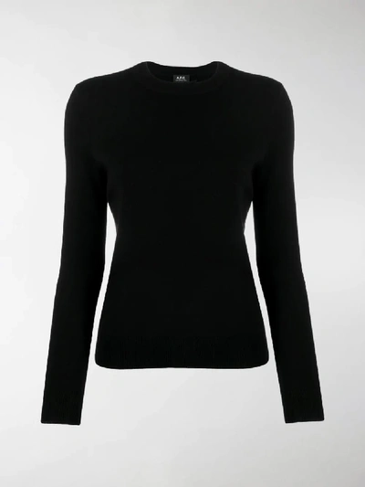 Shop Apc Button Shoulder Jumper In Black