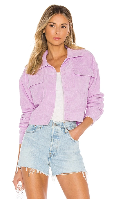 Shop Lovers & Friends Lars Jacket In Lilac Purple