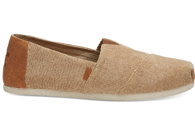 Shop Toms Brown Micro Corduroy Men's Classics Slip-on Shoes In Toffee