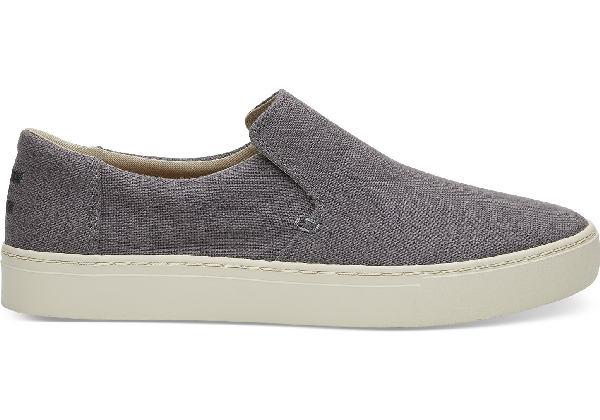 toms lomas canvas slip on sneaker