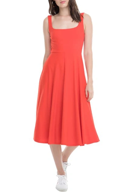 Shop Astr Faith A-line Dress In Bright Red