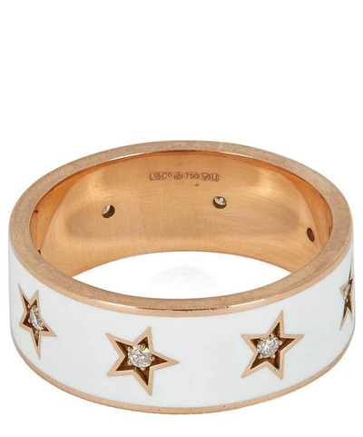 Shop Andrea Fohrman Gold Diamond Star Enamel Ring