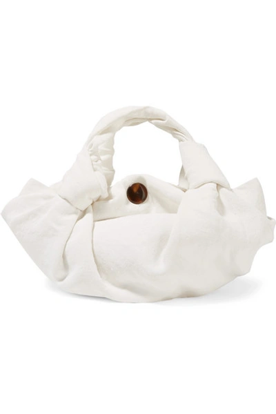 Shop The Row Ascot Linen Tote In White