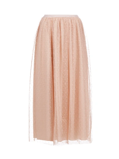 Shop Red Valentino Skirt In Nude