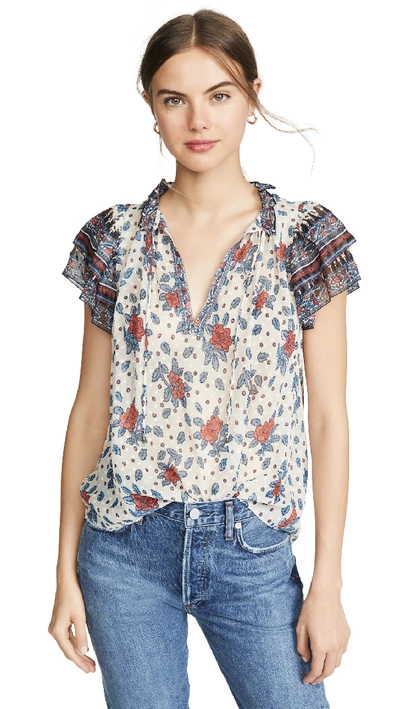 Shop Ulla Johnson Elise Top In Pristine