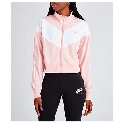 Nike Women's Sportswear Heritage Track Jacket In Pink | ModeSens