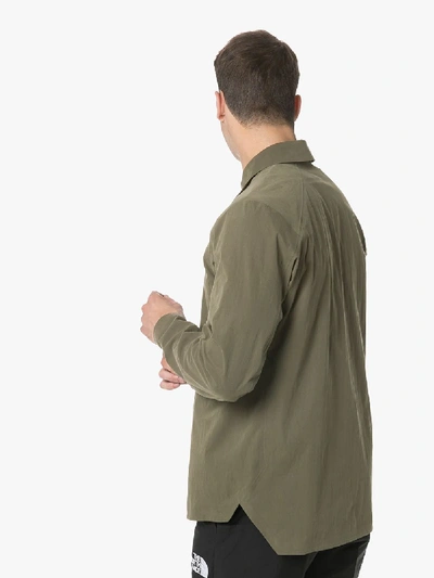 Shop Arc'teryx Veilance Veil Componet Shirt Jacket In Green