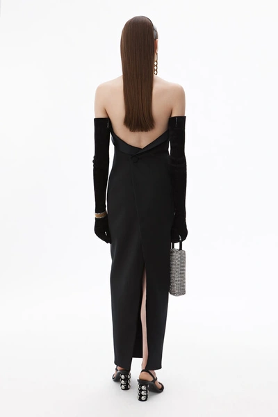 Shop Alexander Wang Tuxedo Dress In Black