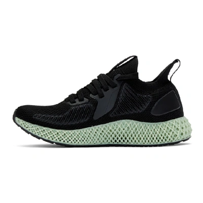 Shop Adidas Originals Black Alphaedge 4d Sneakers