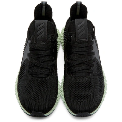 Shop Adidas Originals Black Alphaedge 4d Sneakers