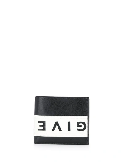 Shop Givenchy Logo Print Billfold Wallet - Black