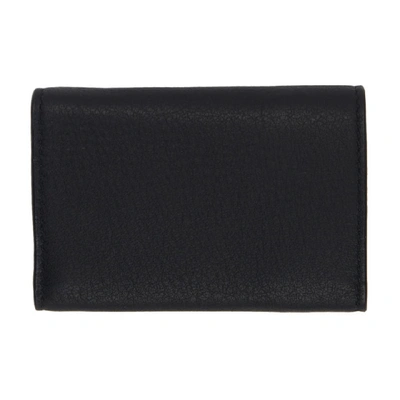 Shop Balenciaga Black Mini Papier Wallet In 1000 Blk