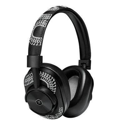 Shop Master & Dynamic ® Mw60 For Scott Campbell Studio Wireless Over-ear Premium Leather Headphones - Black Leather/black  In Black Leather/black Metal