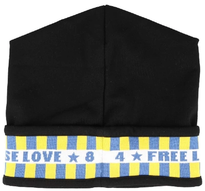 Shop Dolce & Gabbana Free Love Beanie In Black