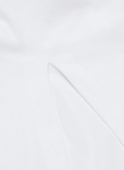 Shop Rosetta Getty Side Tie Asymmetric Apron Wrap Panel Sleeveless Top