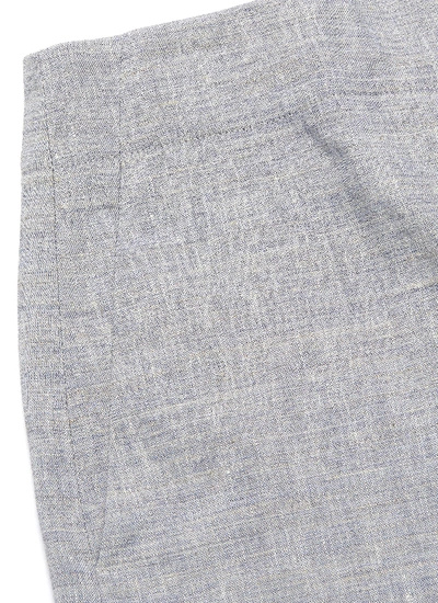 Shop Theory Mélange Organic Linen Blend Shorts