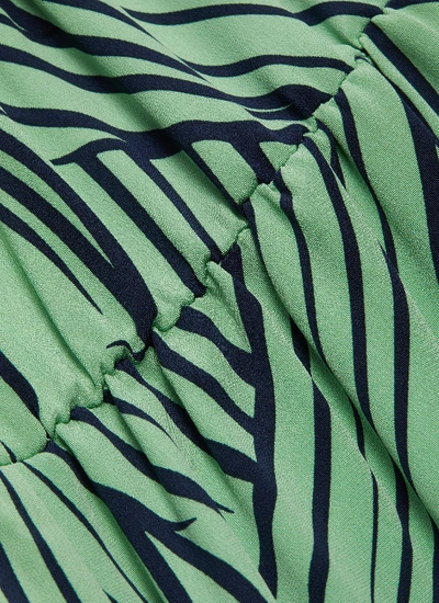 Shop Tibi Abstract Print Silk Halterneck Jumpsuit