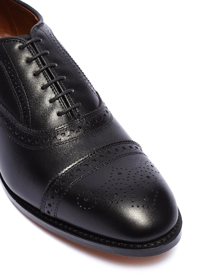 Shop Allen Edmonds 'strand' Leather Brogue Oxfords In Black