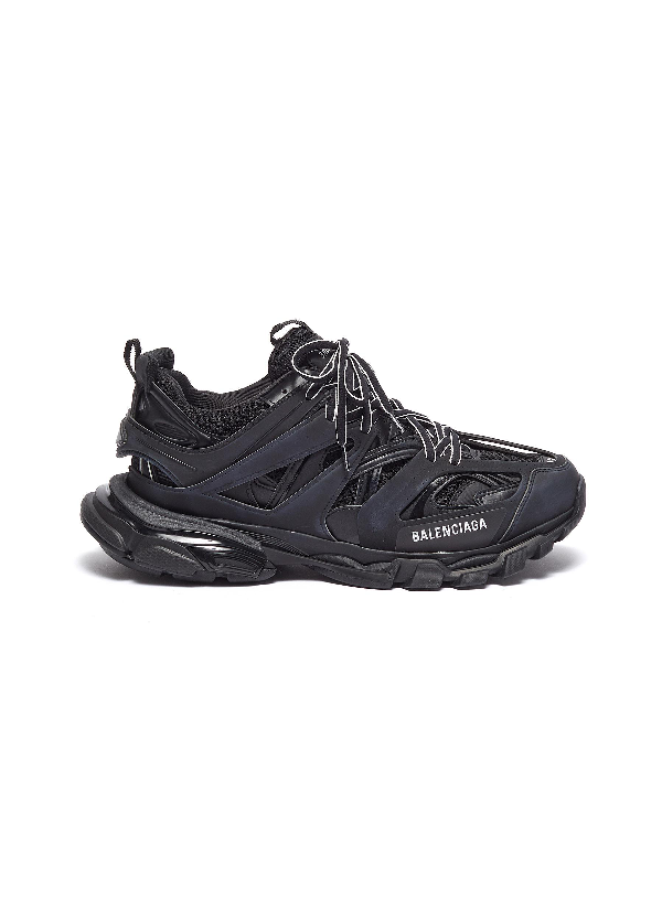 Balenciaga Black Led Track Sneakers ModeSens