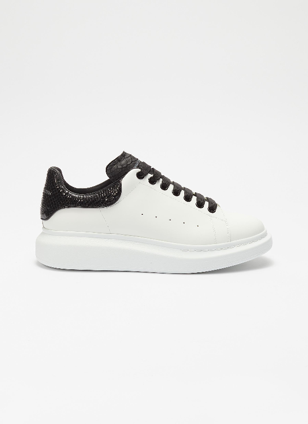 alexander mcqueen knitted wedge sole sneaker