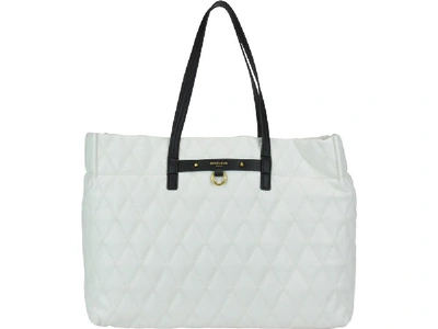 Shop Givenchy Duo Quilted Tote Bag In White