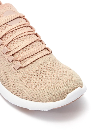 Shop Apl Athletic Propulsion Labs 'techloom Breeze' Knit Sneakers In Rose Dust / Rose Gold / White