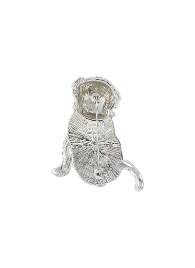 Shop Kenneth Jay Lane Glass Crystal Pearl Pug Brooch