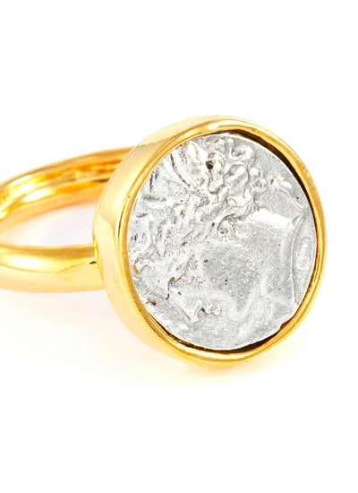 Shop Kenneth Jay Lane Coin Charm Ring