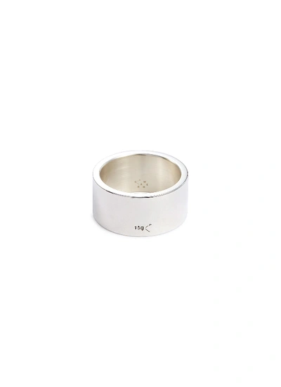 Shop Le Gramme 'le 15 Grammes' Polished Sterling Silver Ring In Metallic
