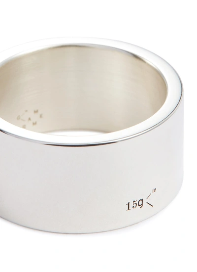 Shop Le Gramme 'le 15 Grammes' Polished Sterling Silver Ring In Metallic