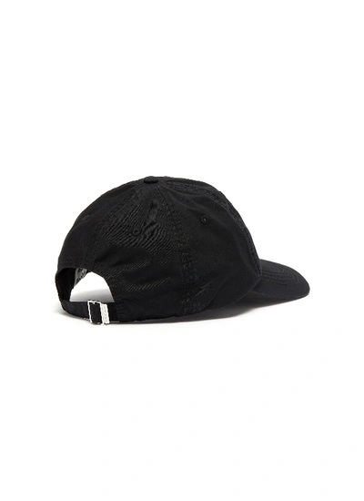 Shop Acne Studios Logo Embroidered Baseball Cap In Black