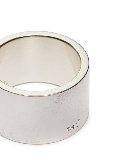 Shop Le Gramme 'le 19 Grammes' Polished Sterling Silver Ring In Metallic