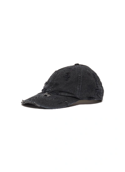 X Reebok 'weekday' Slogan Embroidered Distressed Baseball Cap – Sunday